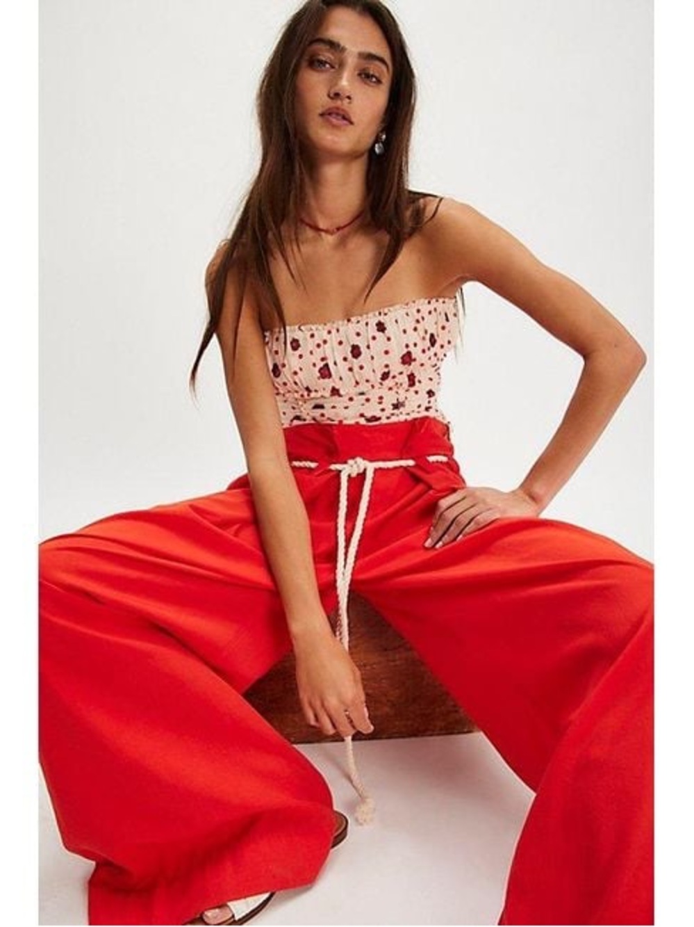 Free People Scottie Printed Tube Top